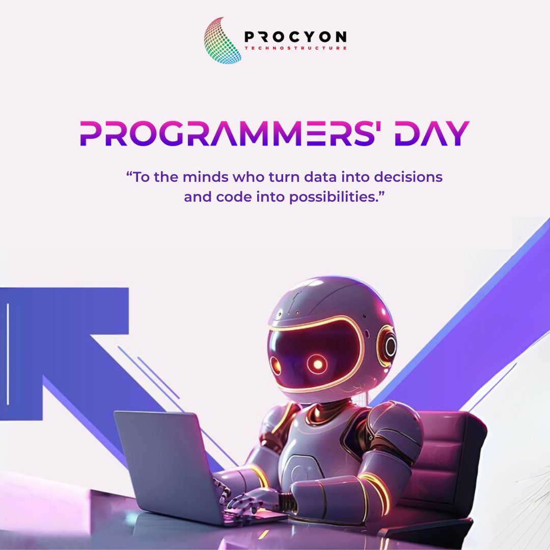 procyon_ts's tweet photo. On this Programmersโ Day,Procyon Technostructure celebrates the brilliance of coders who turn ideas into innovation and technology into transformation.
Visit : https://t.co/K7MoiSIUKl
#ProgrammersDay #HappyProgrammersDay #CodeLife #CoderCommunity #ProgrammingLife #Code #coders https://t.co/6mJBr7MfoT