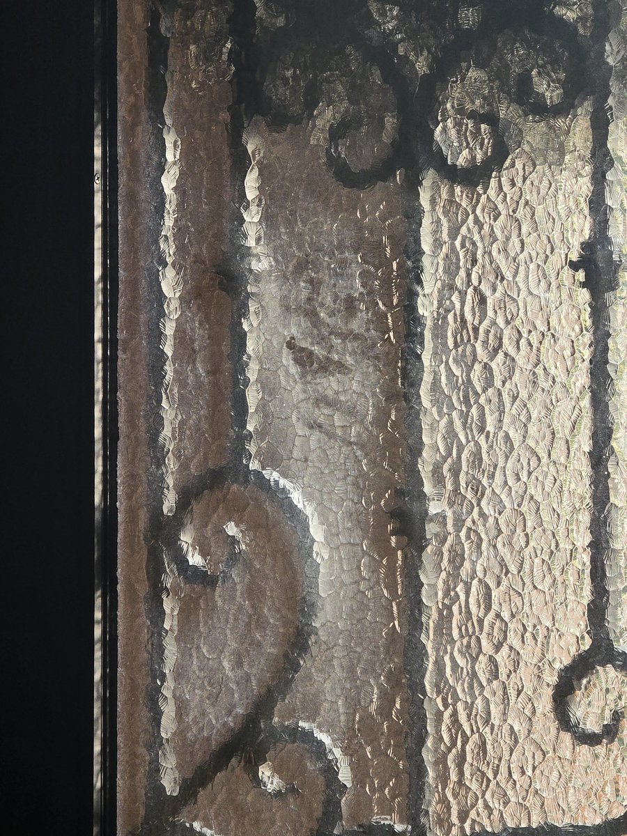 Anyone else see this crazy ghost shadow on my front door? I was in my hallway, looked up and it was smiling at me.  No decor, just how sunlight was hitting my door.  Wild! 👻