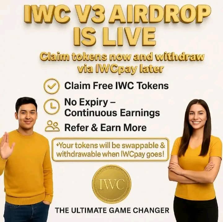 infoiwcexchange's tweet image. 🚀 🚀🚀🚀🚀🚀🚀🚀We’re Back – Stronger Than Ever! 🔥
*Dear IWC Leaders Coordinators/Community,*
The wait is OVER! We're thrilled to announce that all our services are now fully restored! You can now:
🌟 Claim your Airdrop: airdrop.iwcpay.com
💼 Access Your Wallet:…