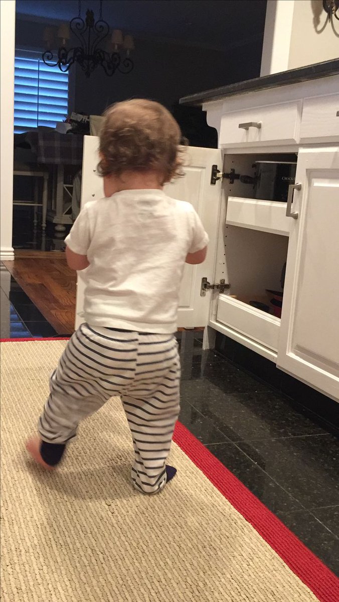 WYATT IS WALKING!!!

I REPEAT!!!

MY SON TOOK HIS FIRST STEPS!!!