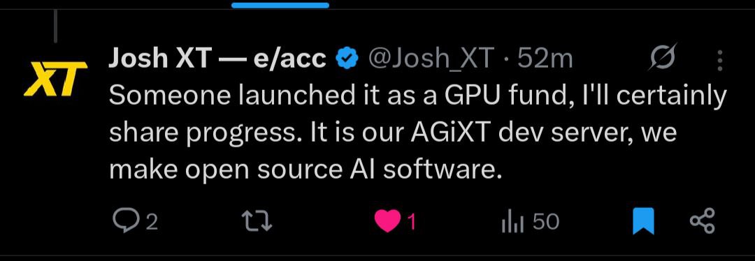 Aped $GPUXT

5fKFdbHYrEdrQ997Mdikb8ZGzKriUD4ppw9fWGoNBAGS

x.com/Josh_XT/status…

Last project $AGixt did 110+ million.