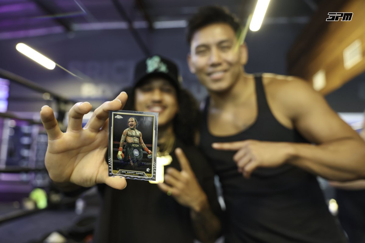 Scrappyboxin's tweet photo. Only the beginning 🃏… New generation in, old generation out 🏁 #ScrappSZN #Topps @Topps @GoldenBoyBoxing https://t.co/Iwz0DYBmaa