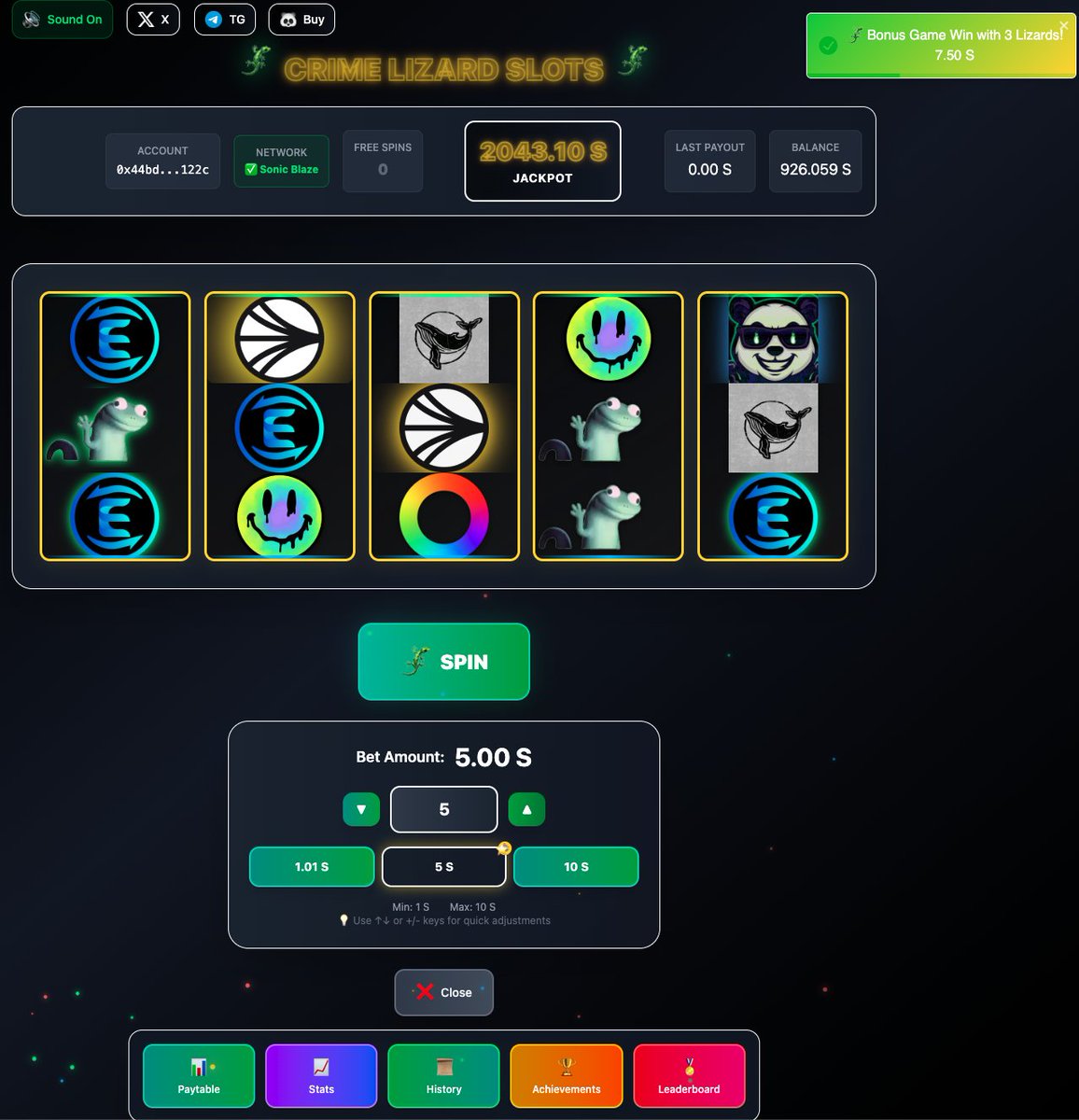 LIZARD LIZARD LIZARD
Major update to the first game.
crimelizard.tech to play.
Mainnet SOON. 🦎🦎🦎