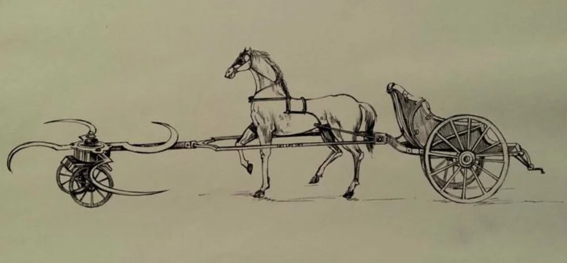 Yaduvam's tweet photo. Ajatshatru of the Haryanka Dynasty (544-412 BCE) is known as the inventor of Rathamusala (Blade Chariot). https://t.co/AISOA5p94n