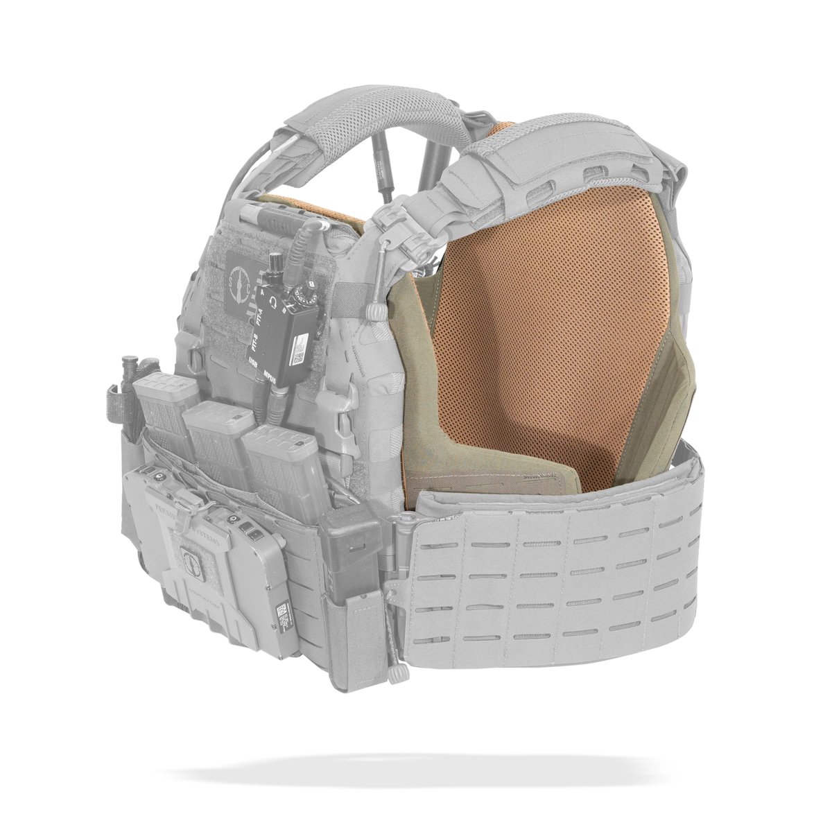 防弾ベスト ベルデクセルフレックス 制電防寒ベスト VE2023 上 ブルー