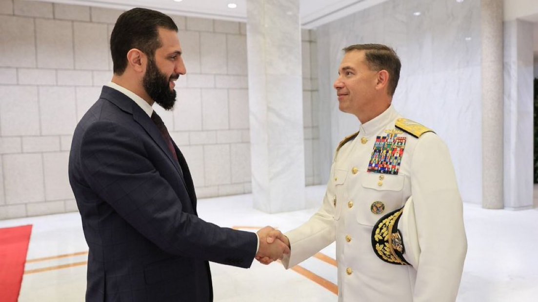 I like how the commander of US CENTCOM and the founder of the Syrian branch of Al Qaeda waited until 9/12 to meet

Getting together a day earlier would have been too on the nose
