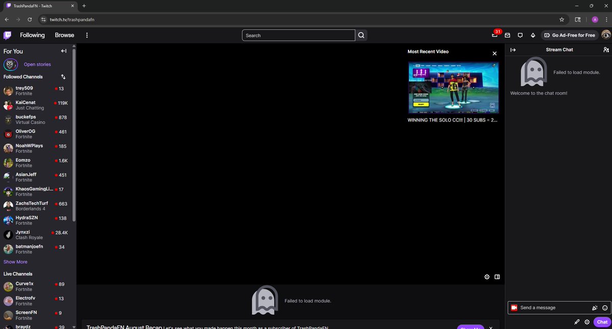 Is anyone elses twitch doing this and if so how do i fix it?