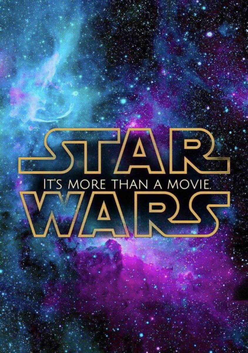 Star Wars. It’s more than just a movie, agree?