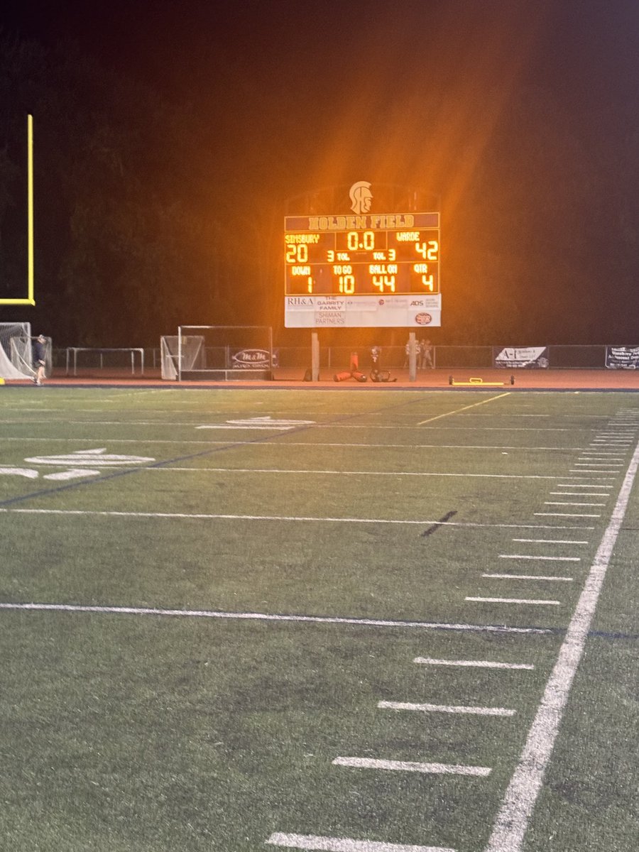 Final 
Fairfield Warde 42 Simsbury 20