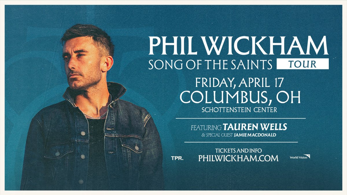 The Schott (@theschott) on Twitter photo Just announced! Join @PhilWickham this Spring on his Song of the Saints Tour, live right here at <a href="/TheSchott/">The Schott</a> on April 17 with @TaurenWells and special guest Jamie MacDonald for a powerful night of worship. Tickets go on sale on October 2nd via Ticketmaster! Just announced! Join @PhilWickham this Spring on his Song of the Saints Tour, live right here at <a href="/TheSchott/">The Schott</a> on April 17 with @TaurenWells and special guest Jamie MacDonald for a powerful night of worship. Tickets go on sale on October 2nd via Ticketmaster!
