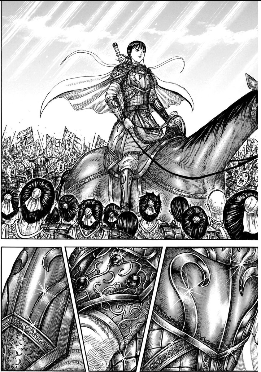 hay59172's tweet photo. #kingdom849 kyou Kai greatness is here look at that new elegant armor of hers 🔥🔥🔥 https://t.co/zCFpaFRA9E