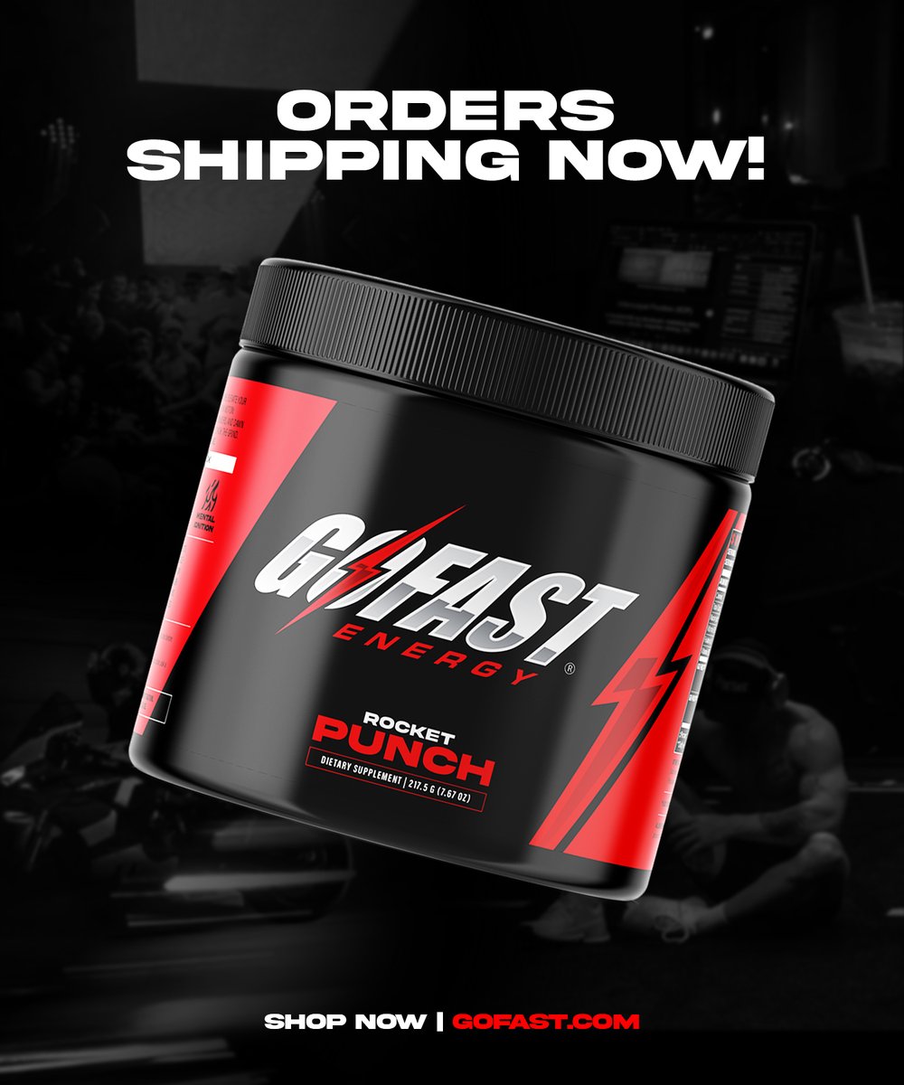 GoFastOfficial's tweet photo. ๐จ ENERGY IN TRANSIT.
Your GOFAST!ยฎ Rocket Punch is heading your way.
Order yours TODAY!
๐ https://t.co/ImdLpH21Md https://t.co/kzDHN6oUii