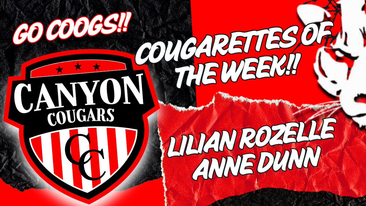 CHSCougaretteFC's tweet image. A great week of training…Congrats to this week&apos;s ”𝘾𝙊𝙐𝙂𝘼𝙍𝙀𝙏𝙏𝙀𝙎 𝙊𝙁 𝙏𝙃𝙀 𝙒𝙀𝙀𝙆!!”

𝐆𝐎 𝐂𝐎𝐎𝐆𝐒!! 🐾  𝐂𝐖𝐂🏆