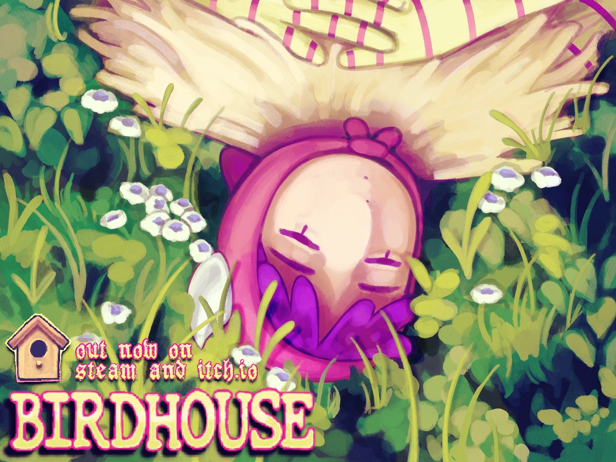 BIRDHOUSE is now playable on steam and itch 🐦🏠 Links in bio
🖤store.steampowered.com/app/3953280/BI…
🖤helllst4r.itch.io/birdhouse