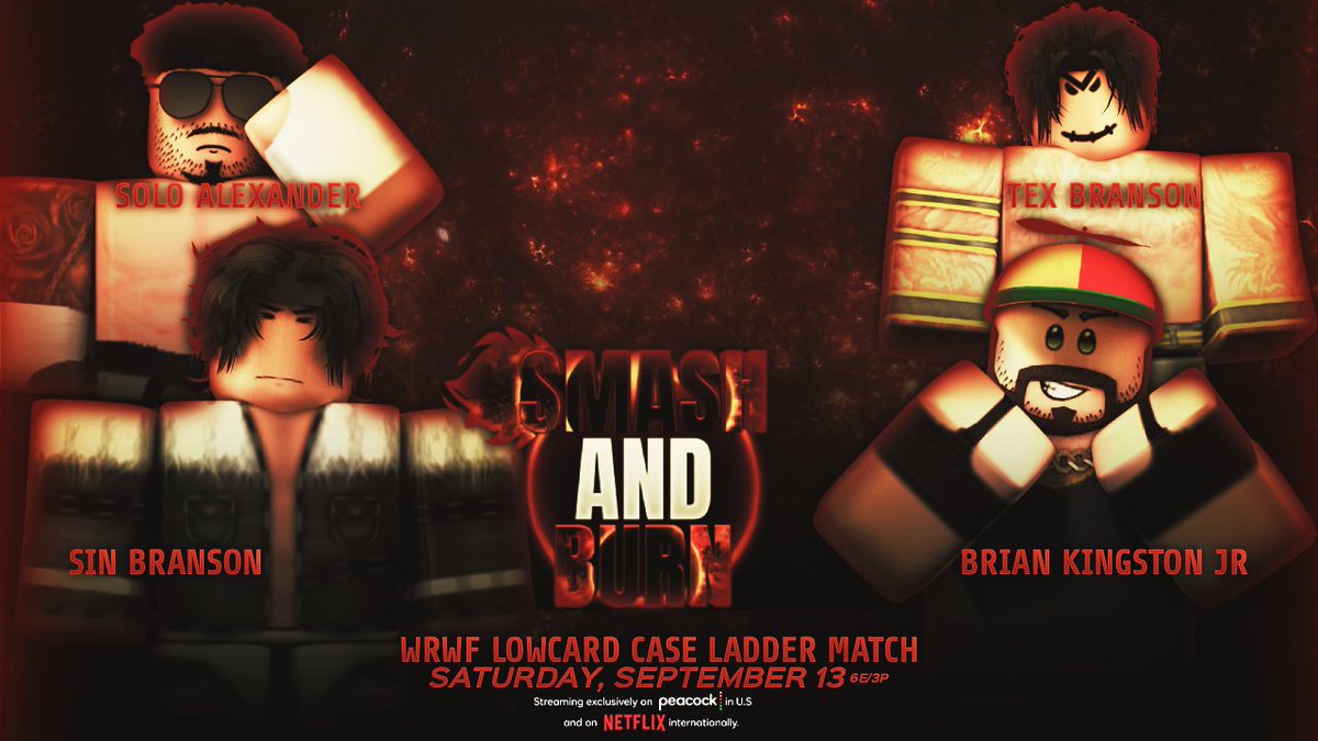 WRWFNetwork's tweet photo. #WRWFxRXASmashAndBurn // 9.13.2025
After #BacDarrien vacated his Lowcard Case, the 4 who didnโt win the FOF match at #SummerBash get one more chance!
@t3xual vs @SinRWAcc vs @TwistedBrianX vs #SoloAlexander
๐ Acrisure Arena
๐
September 13th | 6:00PM ET
#WRWF2025 https://t.co/ViKTradREn