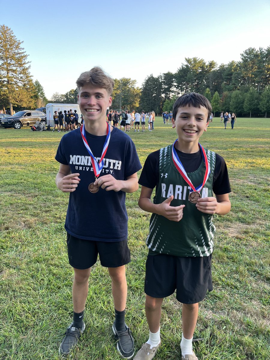 Great meet for Rocket Boys’ XC at the Battle at Ocean County Park Invitational!!! Lots of PRs, few medals, &amp; great team experience! ⁦<a href="/RaritanAD/">T.J. O’Donnell</a>⁩ ⁦<a href="/cbmsu04/">Christopher Berg</a>⁩ ⁦<a href="/LandersBiology/">Ms. Landers</a>⁩
