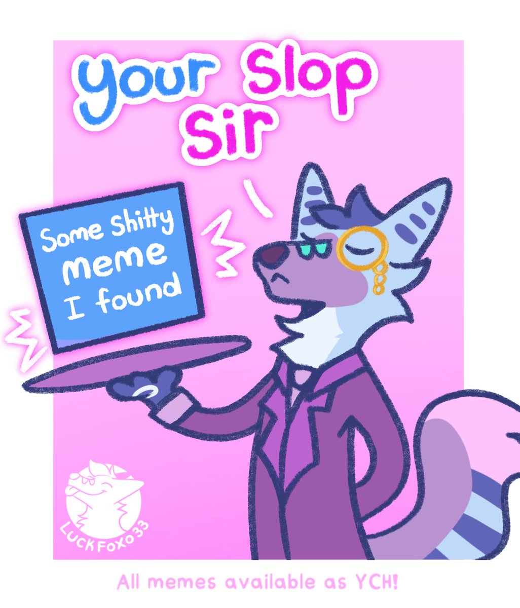 ✨YCH Raffle Time!!✨

⭐️Follow me
🌈RT this post
💖Comment an edit of this meme
(replace the square he's holding up)

The funniest and most creative edits will win! Use pictures, videos, audio, irl print-outs, etc!
Go wild with it!!