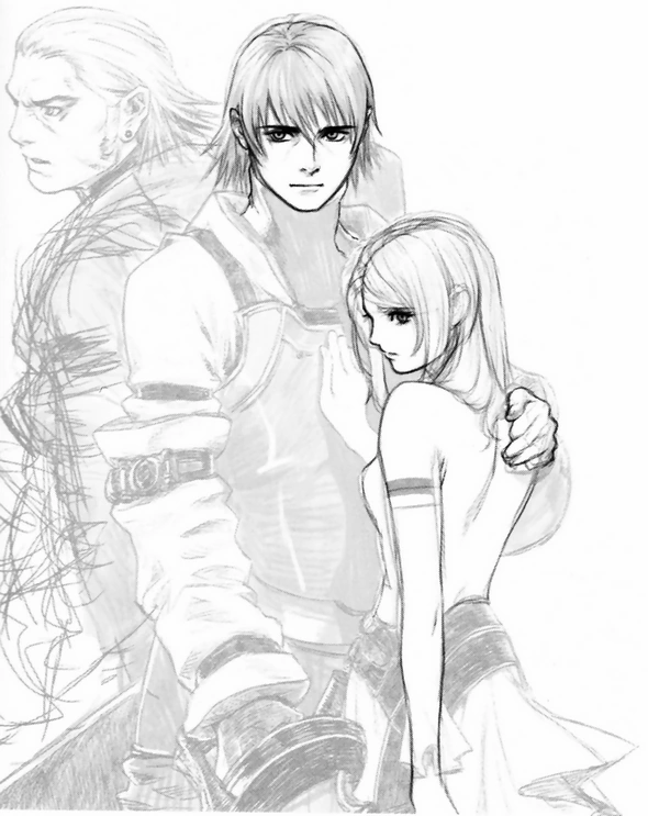 dailynier's tweet photo. Caim concept art from Drag-on Dragoon — The Materials, 2003. https://t.co/l1kdSM6GAw