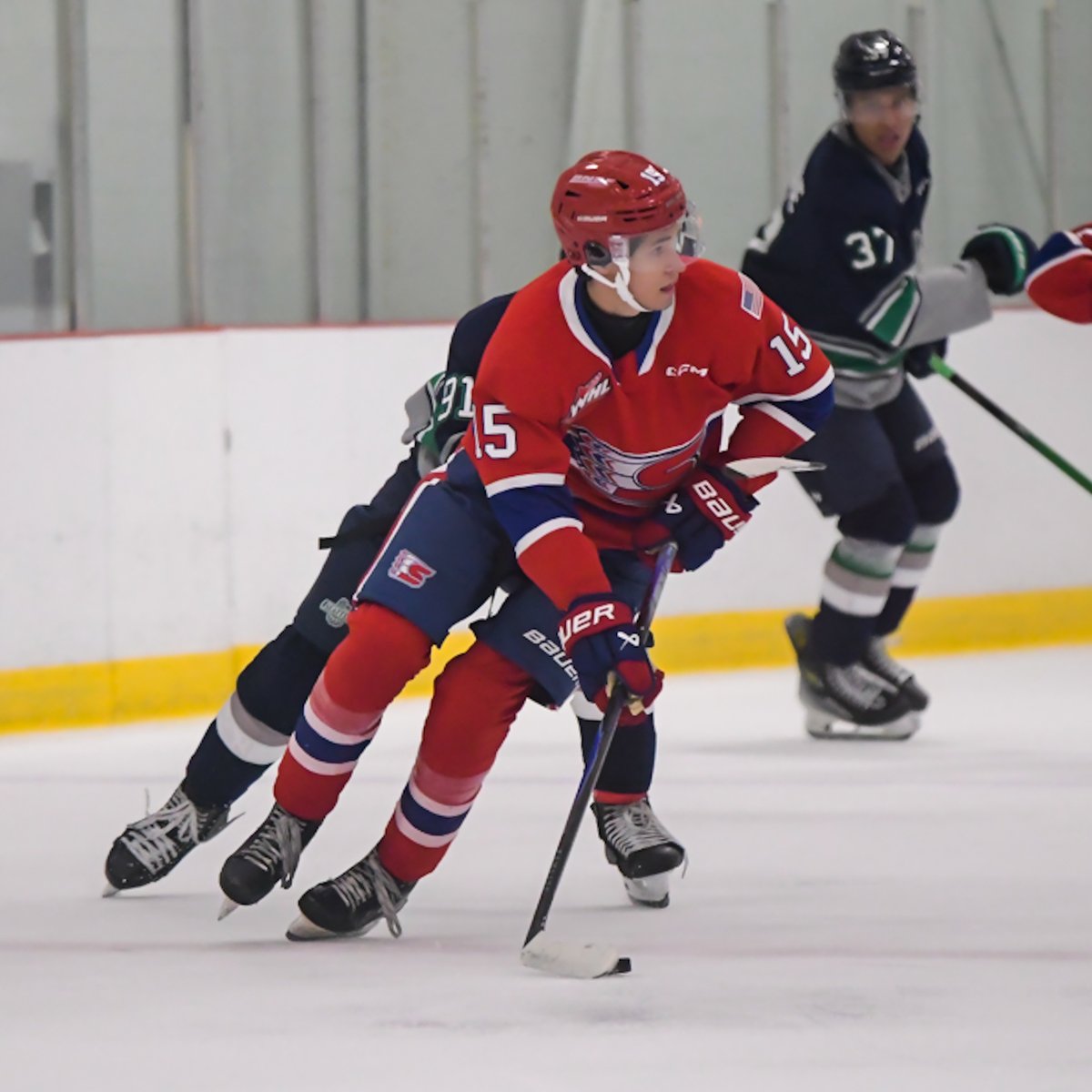 Thats 4 in a row! Vieillard gets the 29-save shutout in the Chiefs' 4-0 victory over the Thunderbirds. We've got one more pre-season game tomorrow at 6pm against the Americans!

🚨 Mattern
🚨 Harris
🚨 Armstrong (from Ferner, Gillespie)
🚨 Gillespie (from Preston)

#GoChiefsGo