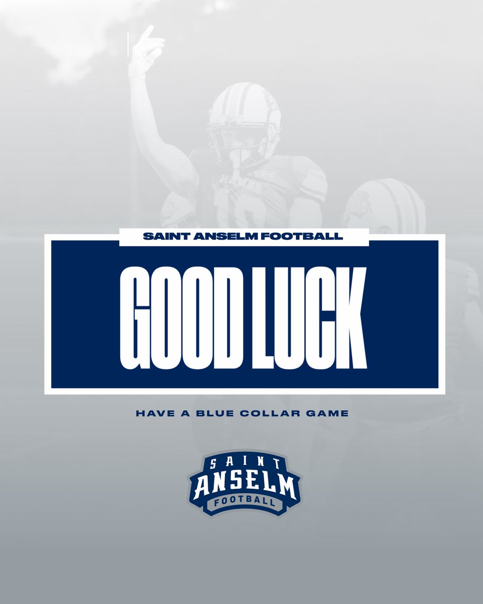 I was getting ready for my game and couldn’t post right away, but thank you!!!
<a href="/Coach_Bick/">Joe Bick</a> <a href="/STAHawksFB/">Saint Anselm Football 🏈 #BCM</a> <a href="/CoachJoeAdam/">𝐉𝐨𝐞 𝐀𝐝𝐚𝐦 𝐇𝐁𝐂</a>