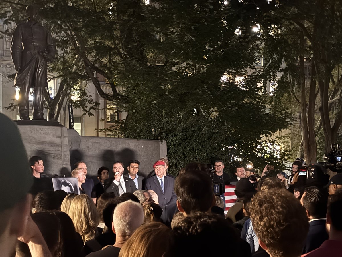 CrumblingMass's tweet image. Charlie Kirk vigil tonight in NYC - thanks @NYYRC