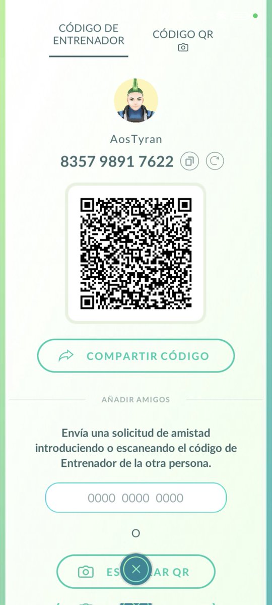Still Looking for active friends 🙌
My trainer code: 8357 9891 7622
IGN: AosTyran
I send gifts daily 🎁

#PokemonGo #PokemonGOfriends