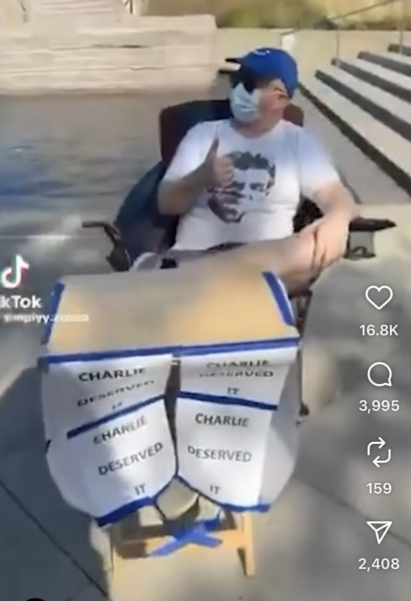 Notice the signs and John Brown shirt. I’ve said for a while that the progressives are the radical abolitionists of our day.

The abolitionists weren’t advocating for the peaceful dismantlement of slavery—they were attempting to incite race war and murder, and felt justified in