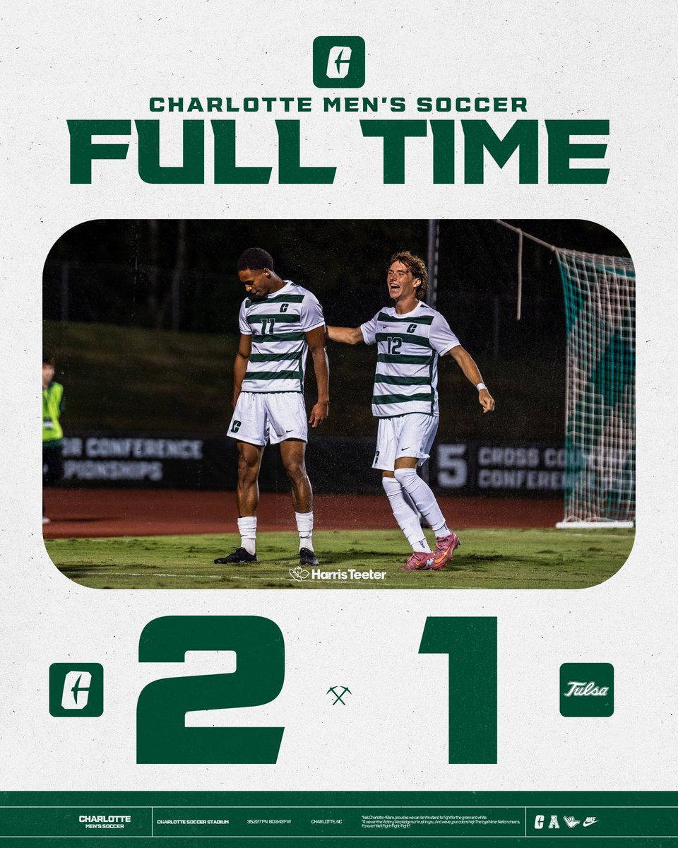 Charlotte Men's Soccer tweet media