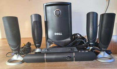 The thrift store goddess has been shining down on me. 

Picked up a 5.1 surround sound for PC by Dell for $20, and my sound cards just so happen to support it!