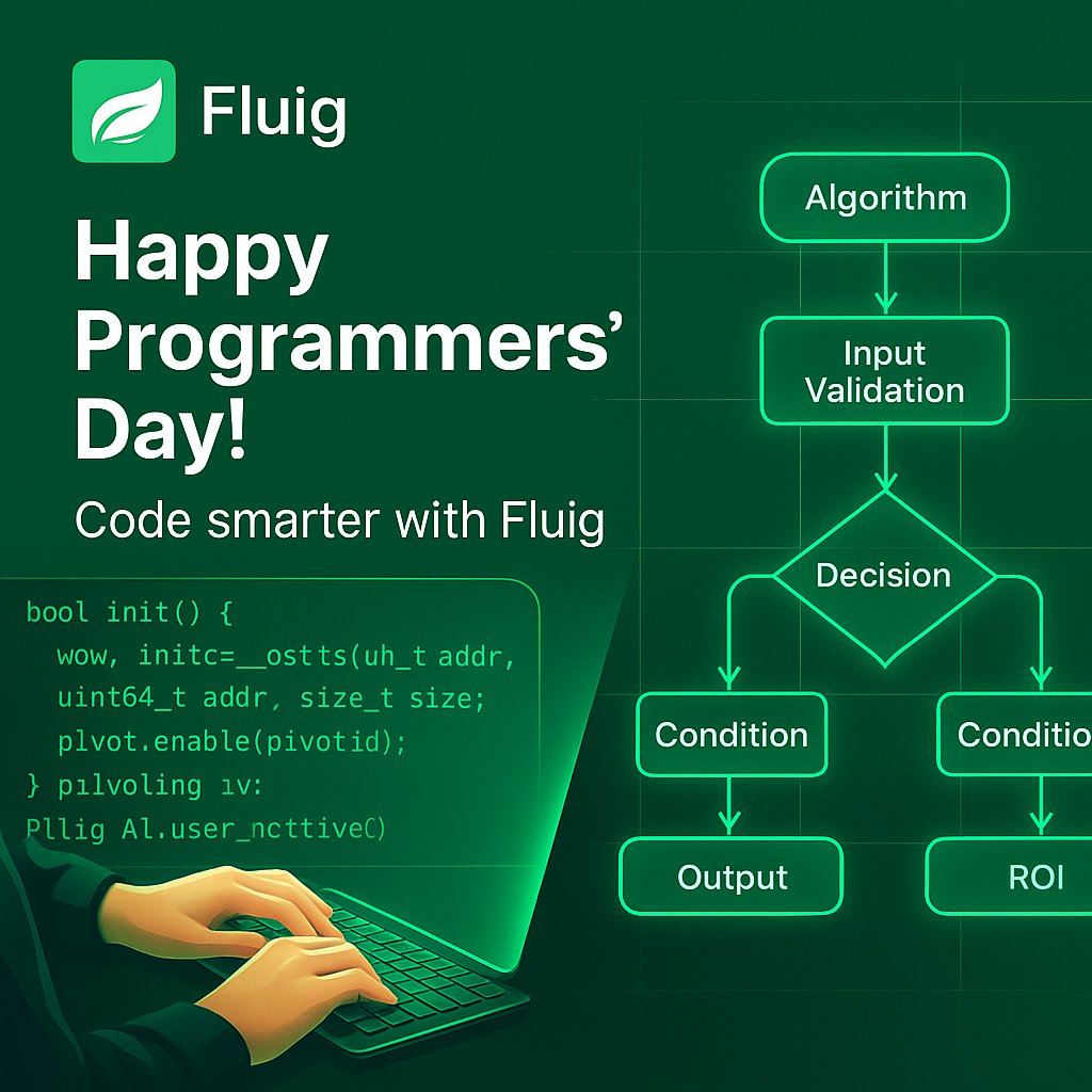 Fluig_AI's tweet image. Happy International Programmers’ Day! 👩💻👨💻
256th day of the year = time to celebrate coders everywhere.
Fluig helps programmers map code logic, plan projects, and visualize workflows.
Fast, Clear, Effortless.
Less chaos. More focus. 🚀
#productivityai #programmersday #ChatGPT