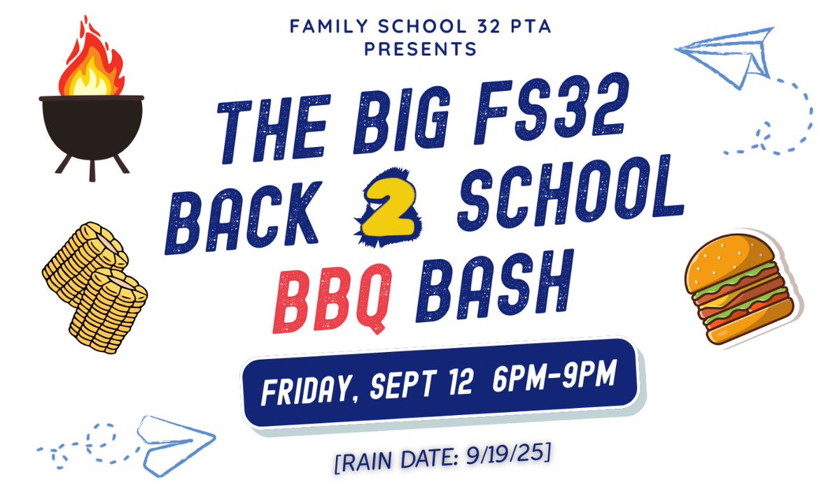 WE ARE FAMILY!!!

Thank you  <a href="/FS32PTA/">FAMILY SCHOOL 32 PTA</a>  for the BBQ invite!  You all rock! 

<a href="/YonkersSchools/">Yonkers Public Schools</a> 
<a href="/AnibalSolerJr/">Aníbal Soler, Jr.</a> 
<a href="/LissetteCC13/">Lissette María-Colón Collins</a>