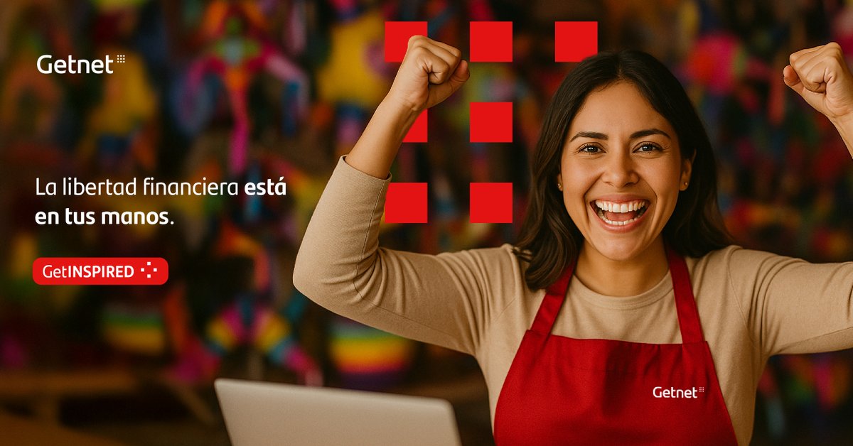 Haz crecer tu negocio sin límites. 🙌 Con Getnet, cada cobro es un paso más cerca del futuro que deseas construir.

#ElFuturoEsTuyo #Getnet #GetReady