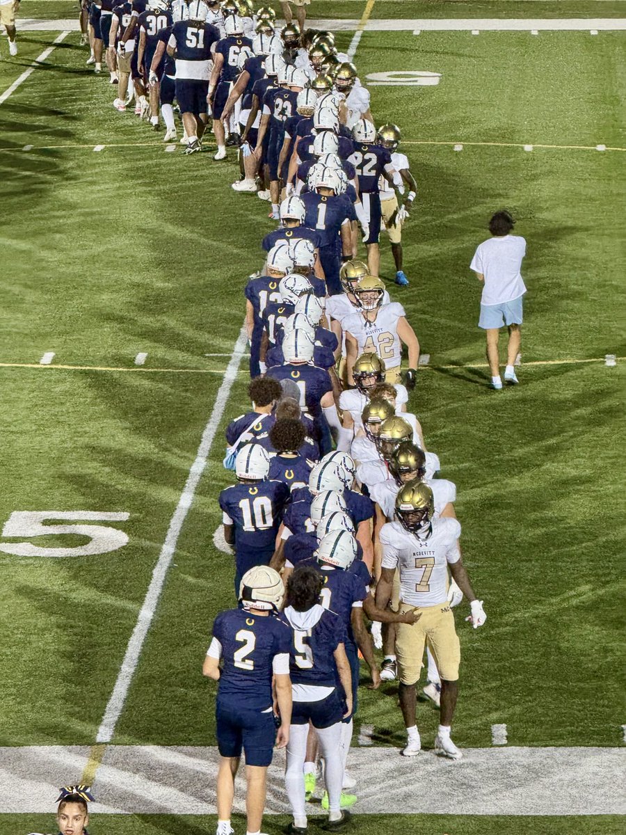 Final score tonight from West Shore Stadium - Bishop McDevitt 48 Cedar Cliff 13. 

#GoCrusaders⚔️⚔️