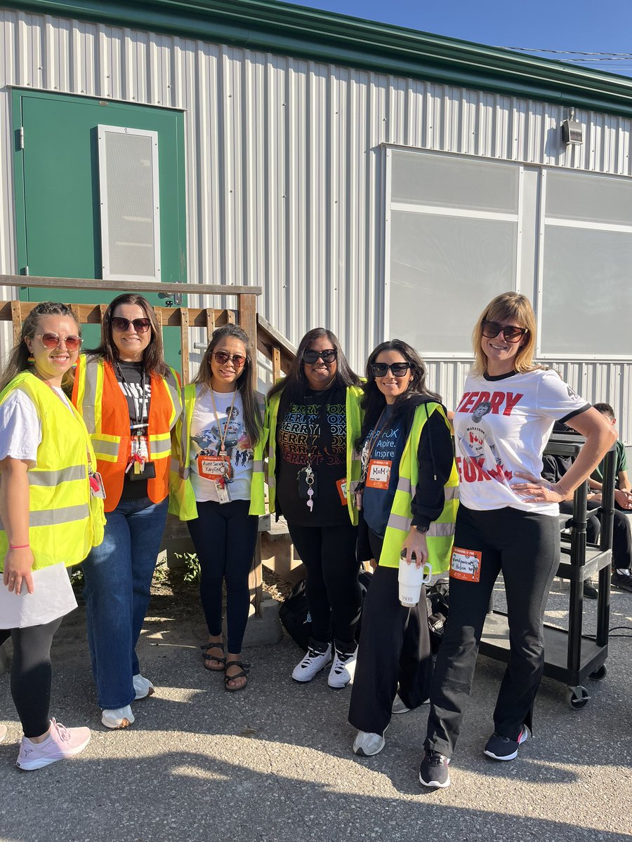 Today we spent the morning outside as a school for the annual Terry Fox walk/run/roll <a href="/STFXE_DPCDSB/">StFrancisXavierElem_DPCDSB</a>