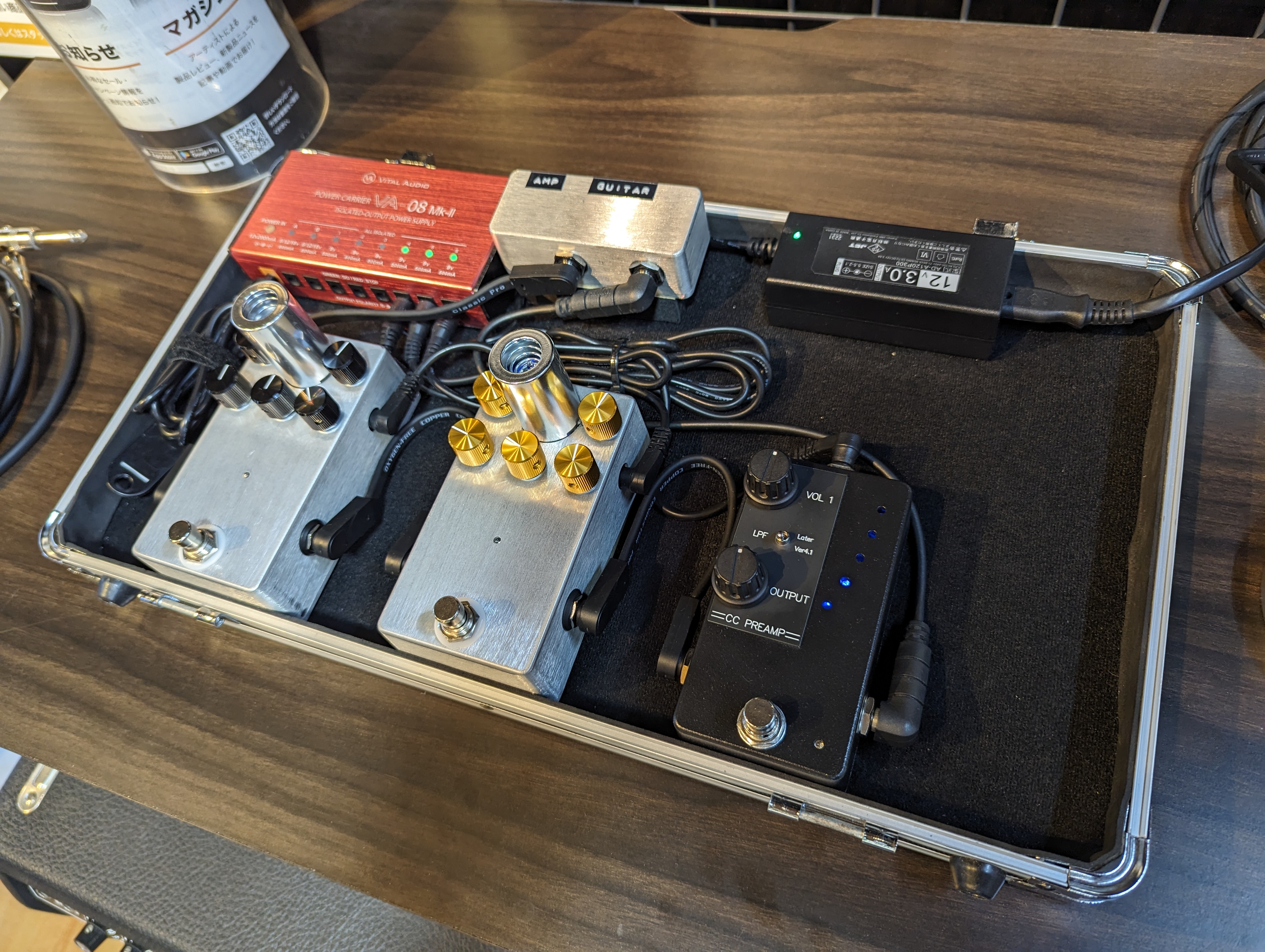 【(••)】Lee custom amplifier ケーブル付き Amazon.co.jp: Lee Custom Amplifier / 12AU7Buffer+Booster