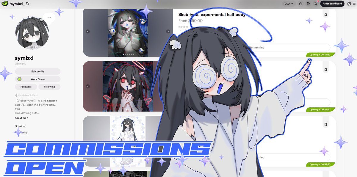 ✨C*MMISSIONS OPEN✨

I'm finally able to open comms₊˚⊹ ᰔ
Thank you for your patience everyone!
We are officially OPEN FOR BUSINESS!

vgen.co/symbxl_
all likes and RTs are appreciated
◝(ᵔᗜᵔ)◜⋆˙⟡