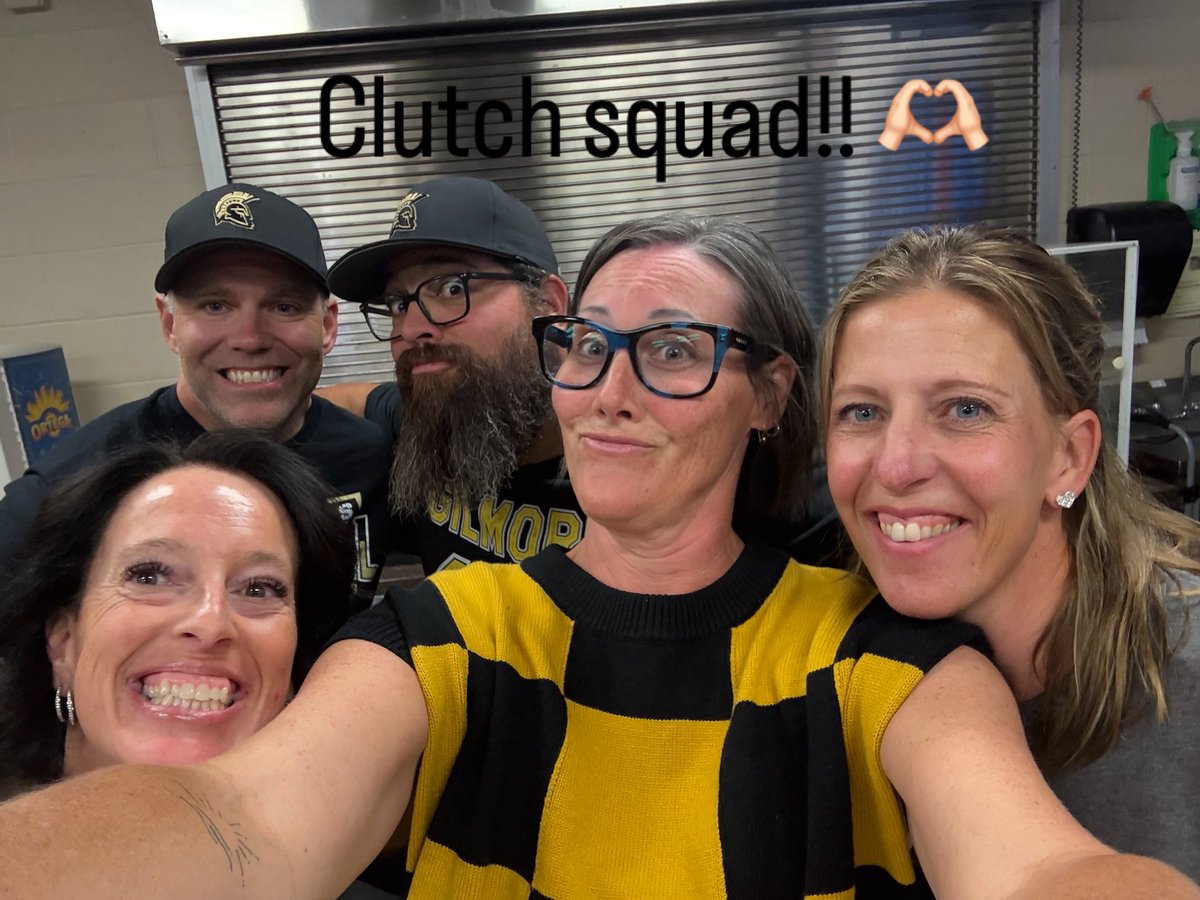 Shout out to the Snodgrass, Lantz and McCormick families for representing our program tonight at FB concessions!! 👏🏼🙌🏻🖤💛#DifferenceMakers