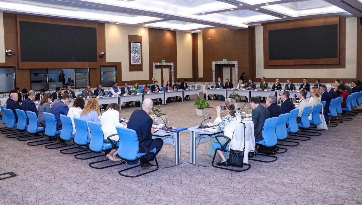 DelphinePronk's tweet photo. In an increasingly volatile geopolitical context, the EU is a reliable partner. Strong and strategic momentum in EU-India relations. Thank you Foreign Secretary Misri, Secretary West @AmbSibiGeorge &amp; Deputy NSA @AmbKapoor for meeting with EU’s Political &amp; Security Committee 🇪🇺🇮🇳 https://t.co/9AF5vb7jVU