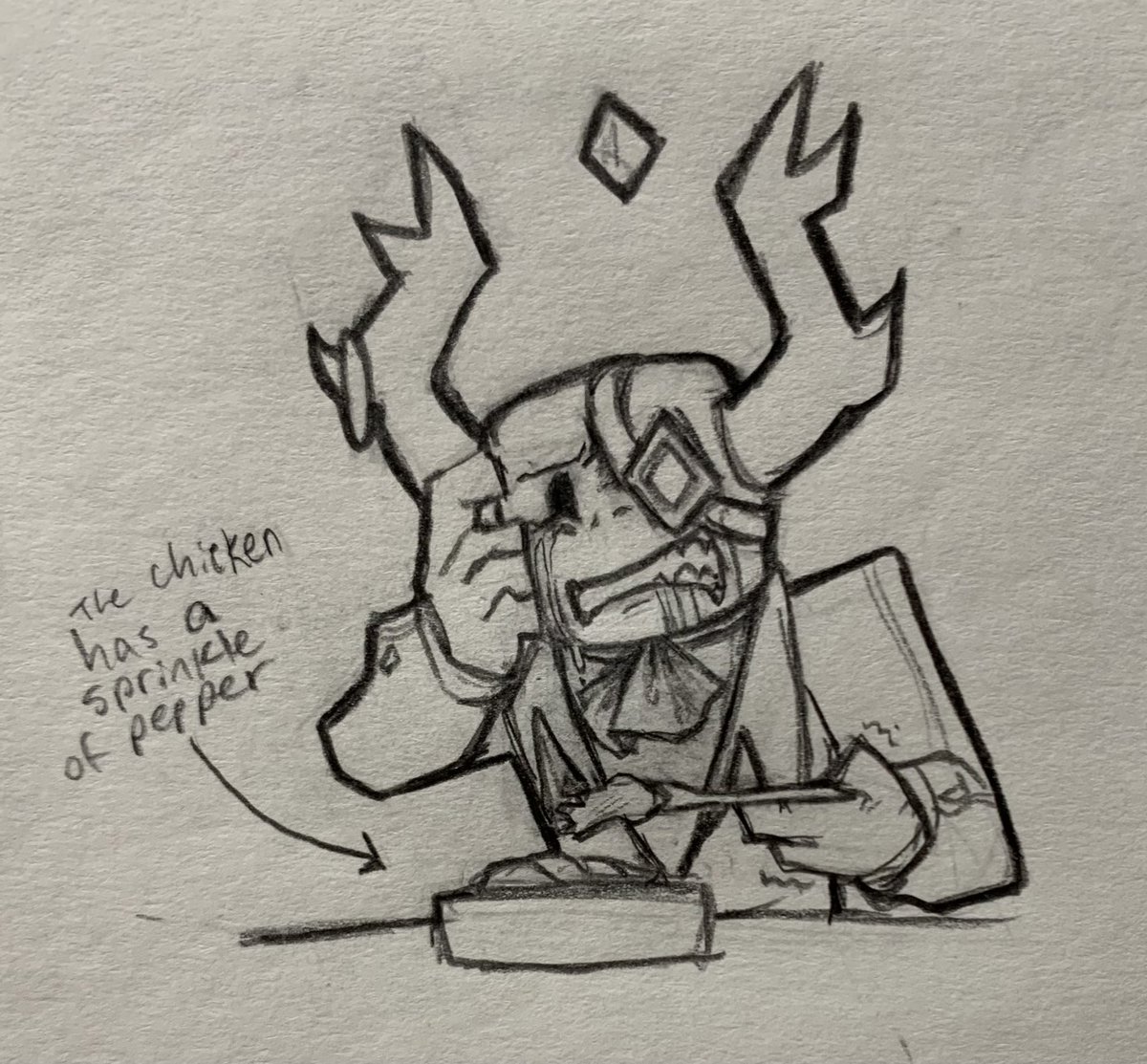 I drew Medkit crying because a friend doesn’t like him