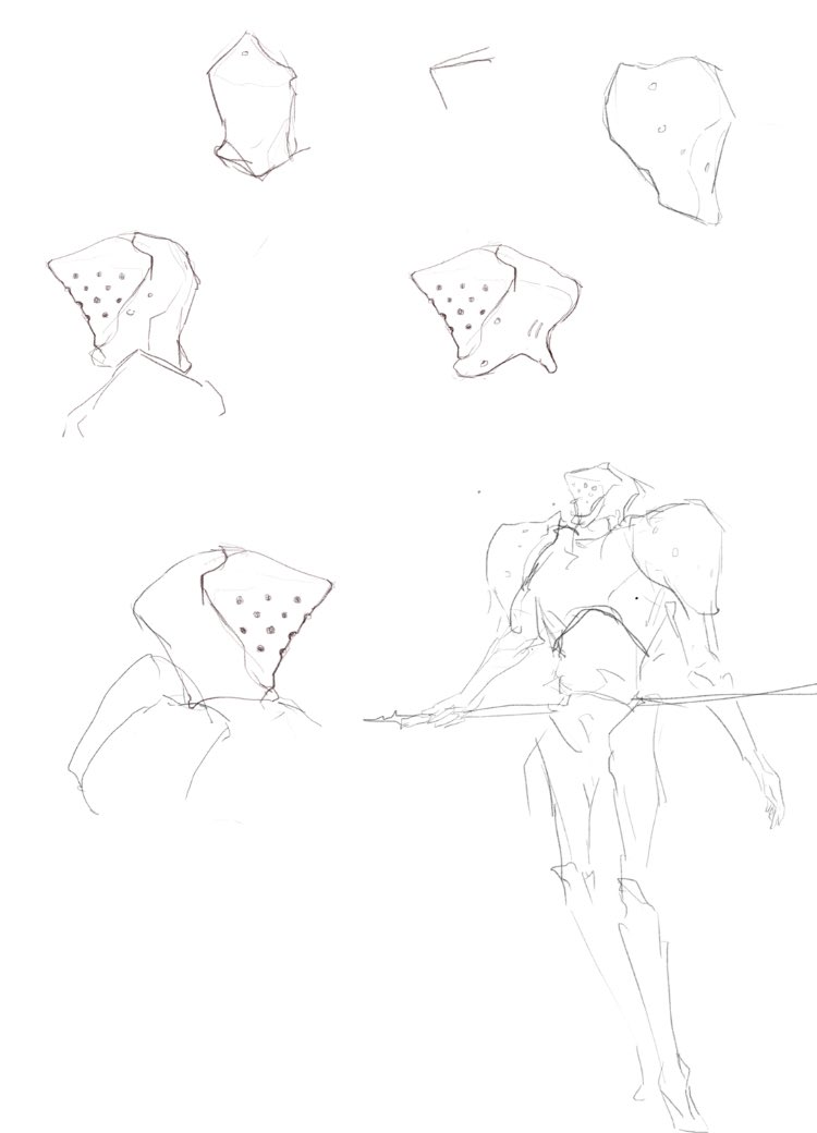ChimericMesh's tweet image. Slender knight and cute squire girl concept for Vaalbara.