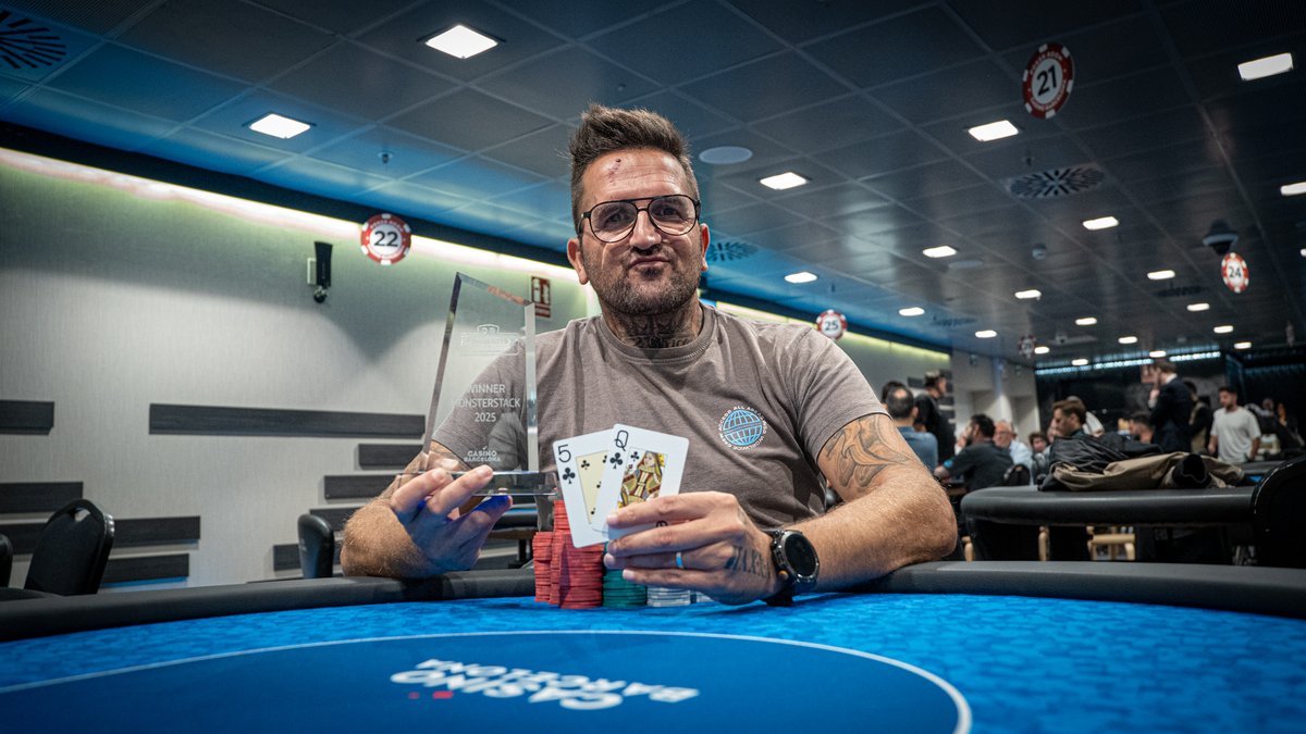 ♠️♥️ MONSTERSTACK - #LowSeries ♦️♣️

¡Ángel Fernández se corona campeón del Monster Stack! 🏆

Tras un gran recorrido, se impone en la mesa final y se lleva el triunfo en este evento de las LOW SERIES 2025. 🔥

By <a href="/CasinoBCNes/">CasinoBarcelona.es 📱</a> ∥ <a href="/CasinoBarcelona/">Casino Barcelona</a>