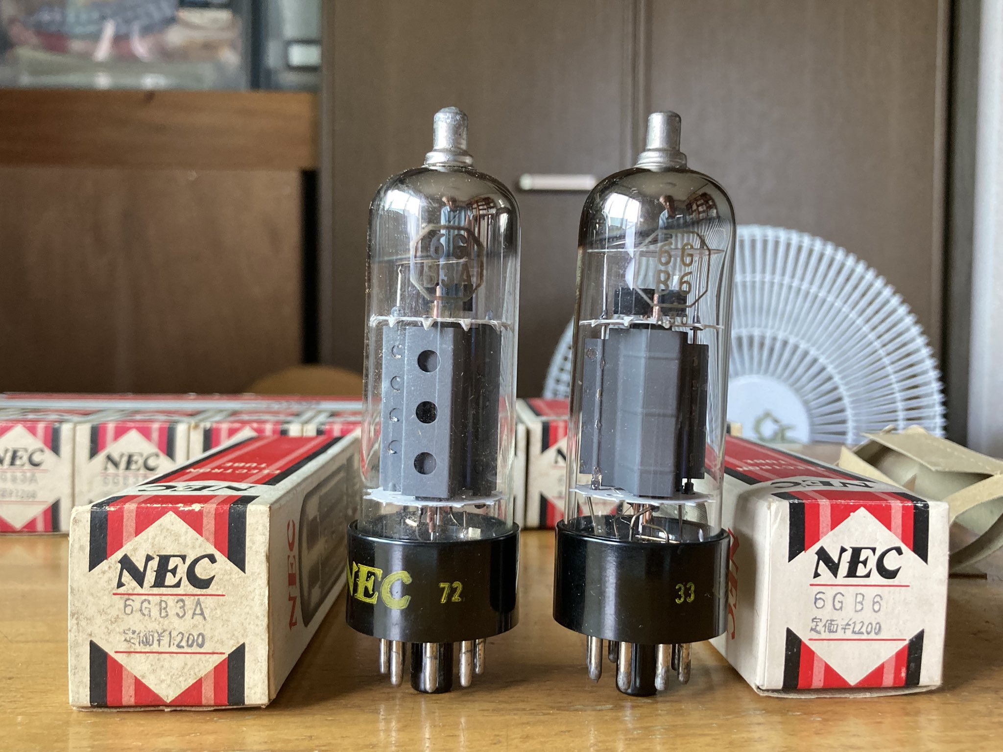 NEC 6BQ5 真空管 元箱付き NEC 6BQ5 真空管 元箱付き