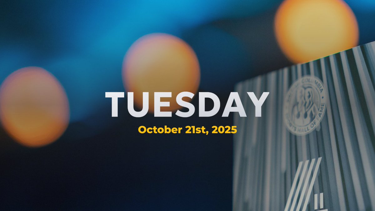 BCSportsHall's tweet photo. NEW DATE ANNOUNCED!

The Banquet of Champions Gala is now set for:
Tuesday, October 21st, 2025
11:00 a.m. – 2:00 p.m.
Fairmont Hotel Vancouver https://t.co/7vQHdn2iAM