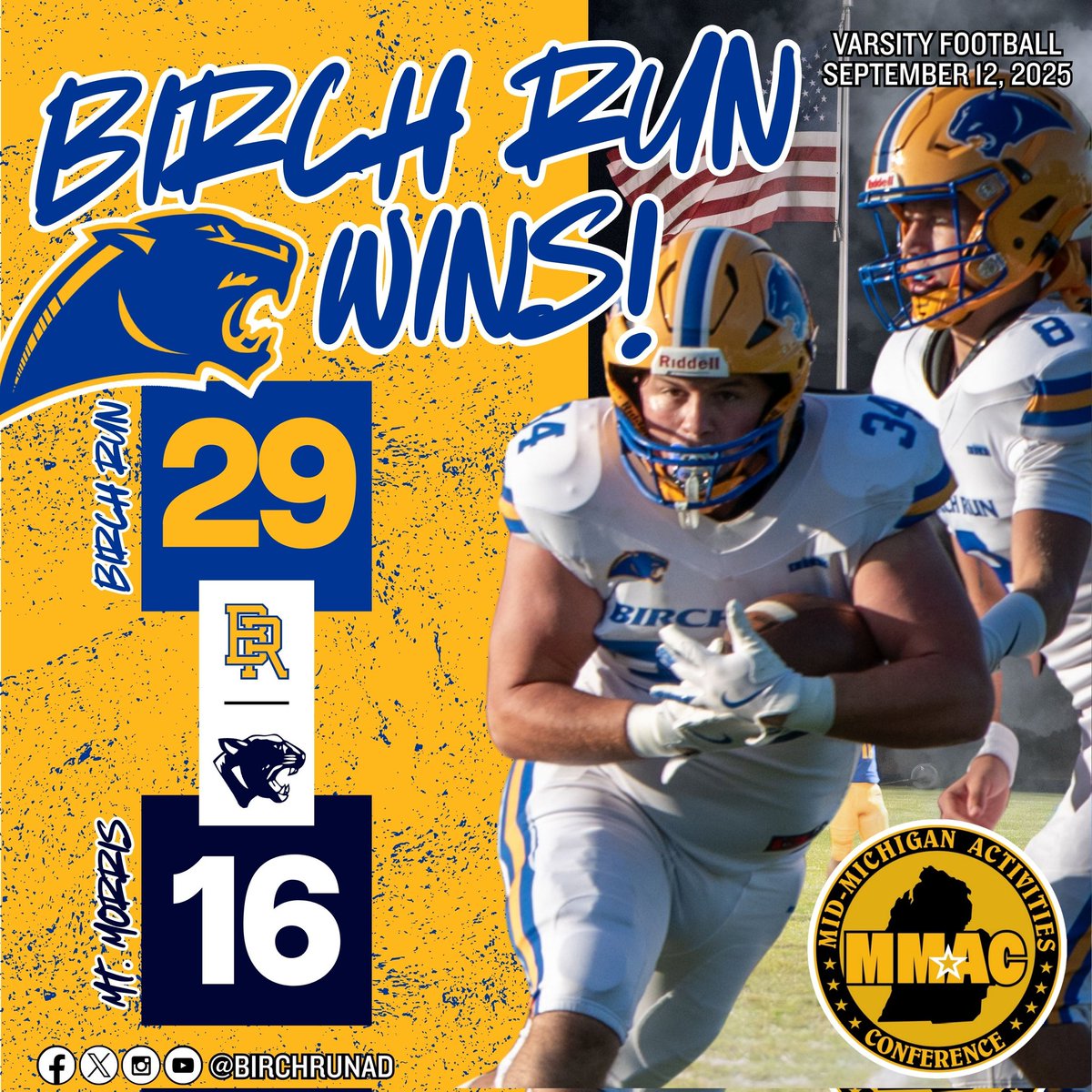 Birch Run beats Mt. Morris to improve to 2-1
