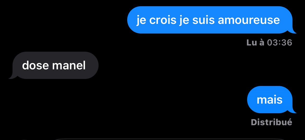 il est 3h40 elle a bien raison de me remettre les idées en place