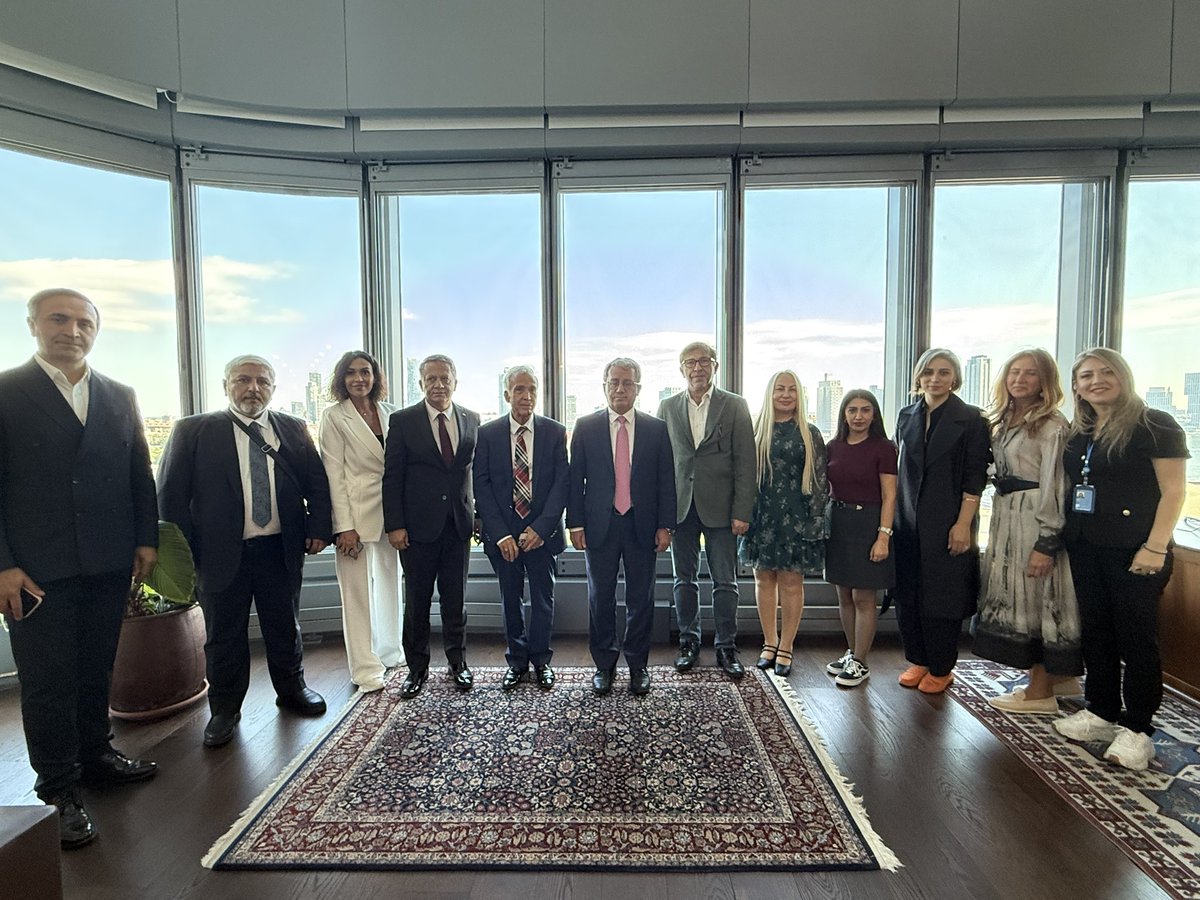 TC_BMDT's tweet photo. Amb. Yıldız met with the press members of the Global Journalism Council at the Turkish House. https://t.co/u35CJ94KCu