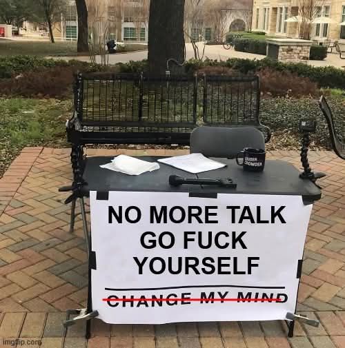 You asked us to talk, we sent our best, you killed him.

No more talking.

Visit Xring3.com