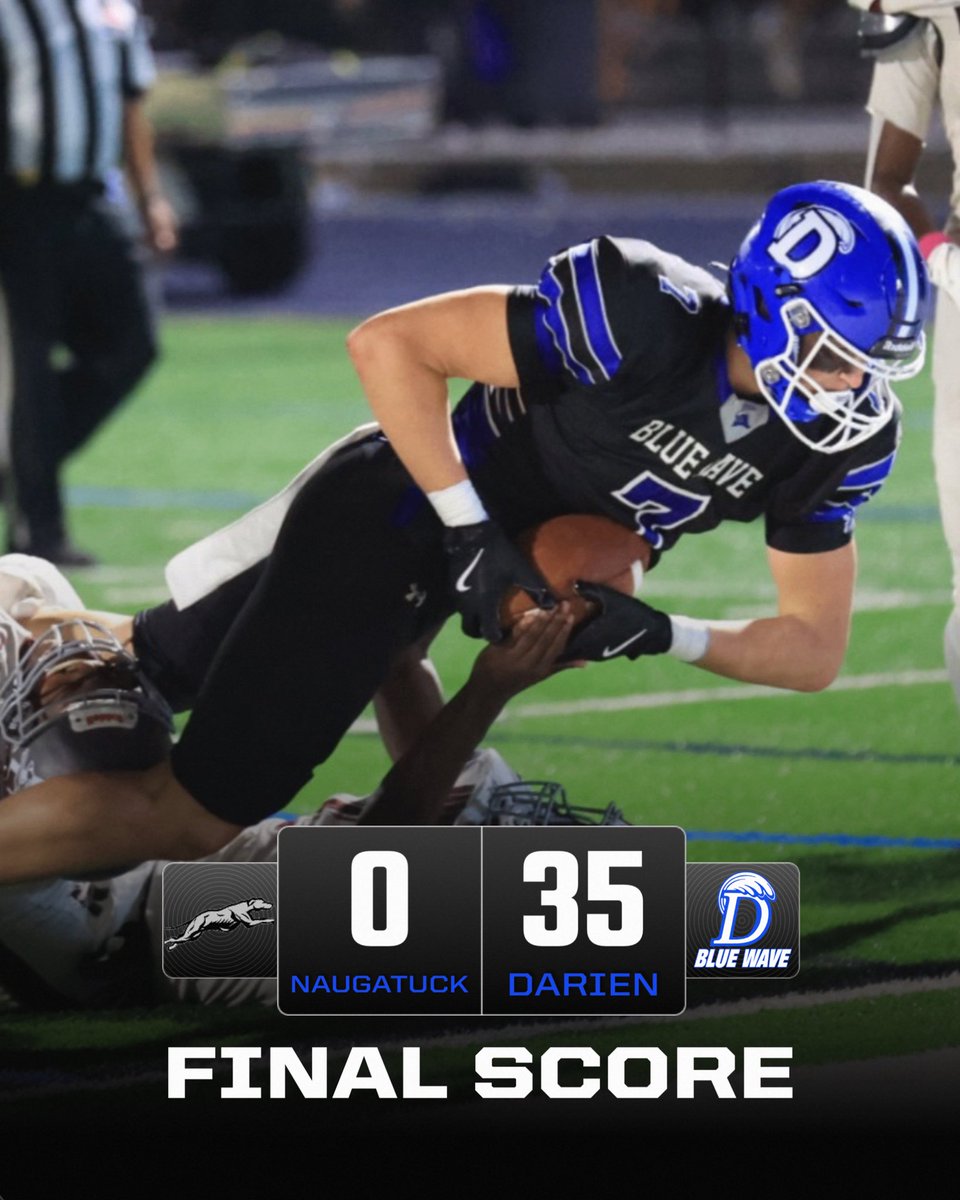 1-0 <a href="/DHSBWfootball/">Darien Blue Wave Football</a> #RollWave #BWP #cthsfb
