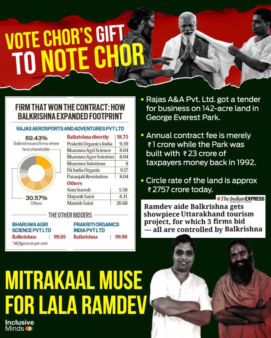 SevadalCGL's tweet image. Corrupt Modi !
#VoteChori 
#ModiDisasterForIndia