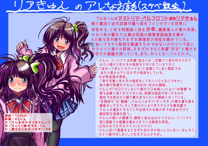 うちの子キャラシその2
#オリキャラは性癖の見本市 